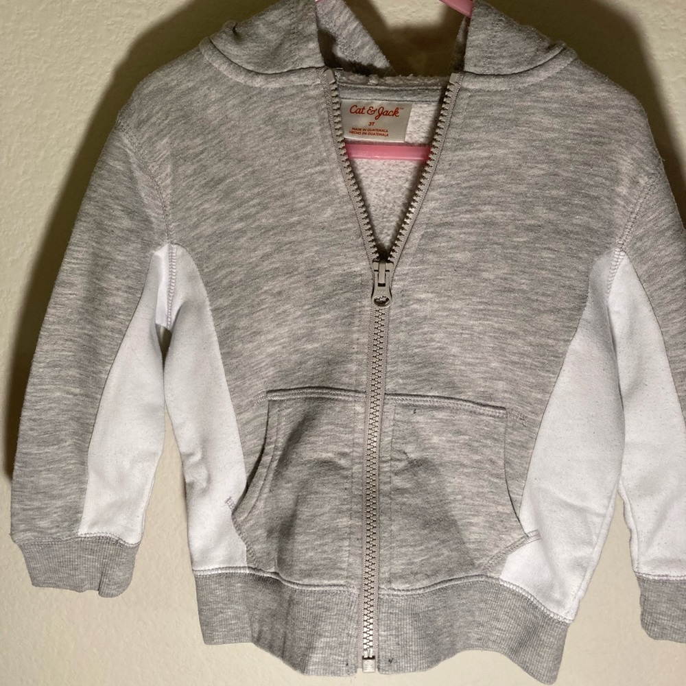 Cat & Jack Zip-Up Hoodie Size 3T.